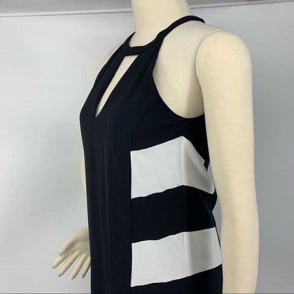 Parker New Parkdale Sleeveless Halter Keyhole Shift Cocktail Dress [XS] - Picture 6 of 13